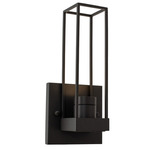 Eames Short Outdoor Wall Sconce - Matte Black