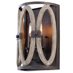 Belmont Wall Sconce - Florence Gold / Light Wood