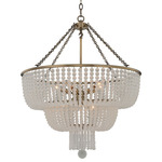 Esperanza Pendant - Brushed Champagne Gold / Frosted