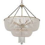 Esperanza Pendant - Brushed Champagne Gold / Frosted