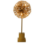 Dahlia Table Lamp - Gold / Crystal