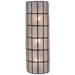 Sanibel Wall Sconce - Matte Black / Capiz Shell