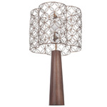 Maurelle Table Lamp - Oxidized Gold Leaf / Capiz Shell