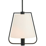 Marco Pendant - Matte Black / Opaque White