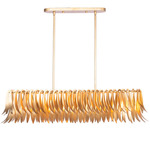 Grace Linear Pendant - New Gold