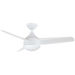 Moderno Ceiling Fan with Light - White / White