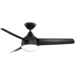 Moderno Ceiling Fan with Light - Black / Black