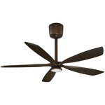 Phantom Ceiling Fan with Light - Architectural Bronze / Architectural Bronze