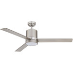 Allure Ceiling Fan with Light - Satin Nickel / Satin Nickel