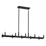 Erzo Linear Chandelier - Black