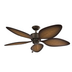 Nani Ceiling Fan - Satin Natural Bronze / Ivory with Walnut