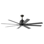 Breda Ceiling Fan - Satin Black / Satin Black