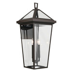 Regence Outdoor Wall Sconce - Olde Bronze / Clear