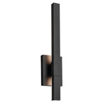 Nocar Outdoor Wall Sconce - Textured Black / Satin Etched