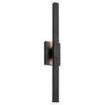 Nocar Outdoor Wall Sconce - Textured Black / Satin Etched