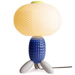 Soft Blown Table Lamp - Blue Multicolor