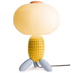 Soft Blown Table Lamp - Yellow Multicolor