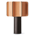 Kactos Table Lamp - Black / Natural Cherry