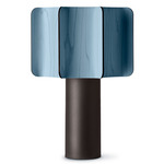 Kactos Table Lamp - Black / Blue Wood