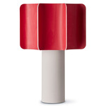 Kactos Table Lamp - White / Red Wood