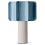 Kactos Table Lamp - White / Blue Wood