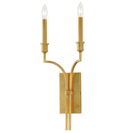 Normandy Wall Sconce - Gold Leaf