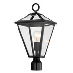 Prism Outdoor Post Light - Black / Clear