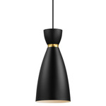 Carillon Pendant - Black / Satin Black