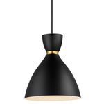 Carillon Pendant - Black / Satin Black