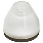 Round Glass Shield Accessory - Bronze / Frost
