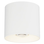 Stout Round 120-277V Indoor/ Outdoor Ceiling Light - White