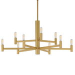 Emana Chandelier - Natural Aged Brass