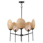 Maldives Chandelier - Black / Natural