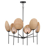 Maldives Chandelier - Black / Natural