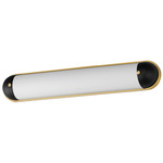 Capsule Bathroom Vanity Light - Aged Brass / Black / Satin White