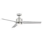 M2012 Ceiling Fan with Light - Brushed Nickel / Silver