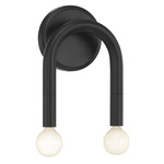 Horseshoe Wall Sconce - Matte Black