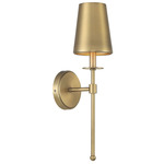 Vintage Wall Sconce - Natural Brass