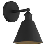 Modern Farmhouse Wall Sconce - Matte Black