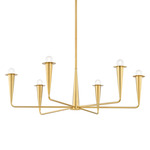 Danna Chandelier - Aged Brass