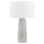Kel Table Lamp - Ash / White