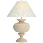 Grand Mason Table Lamp - White Wash / Ivory