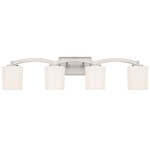 Whitney Bathroom Vanity Light - Satin Nickel / Etched Opal