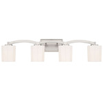 Whitney Bathroom Vanity Light - Satin Nickel / Etched Opal