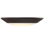 Disc Ceiling Light - Bronze / White