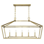 Townsend Linear Chandelier - Warm Brass