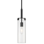 Winfield Pendant - Matte Black / Clear