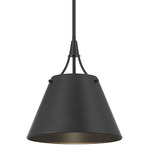 Willis Pendant - Matte Black