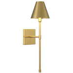 Jefferson Wall Light - Warm Brass