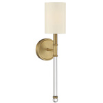 Fremont Wall Light - Warm Brass / White